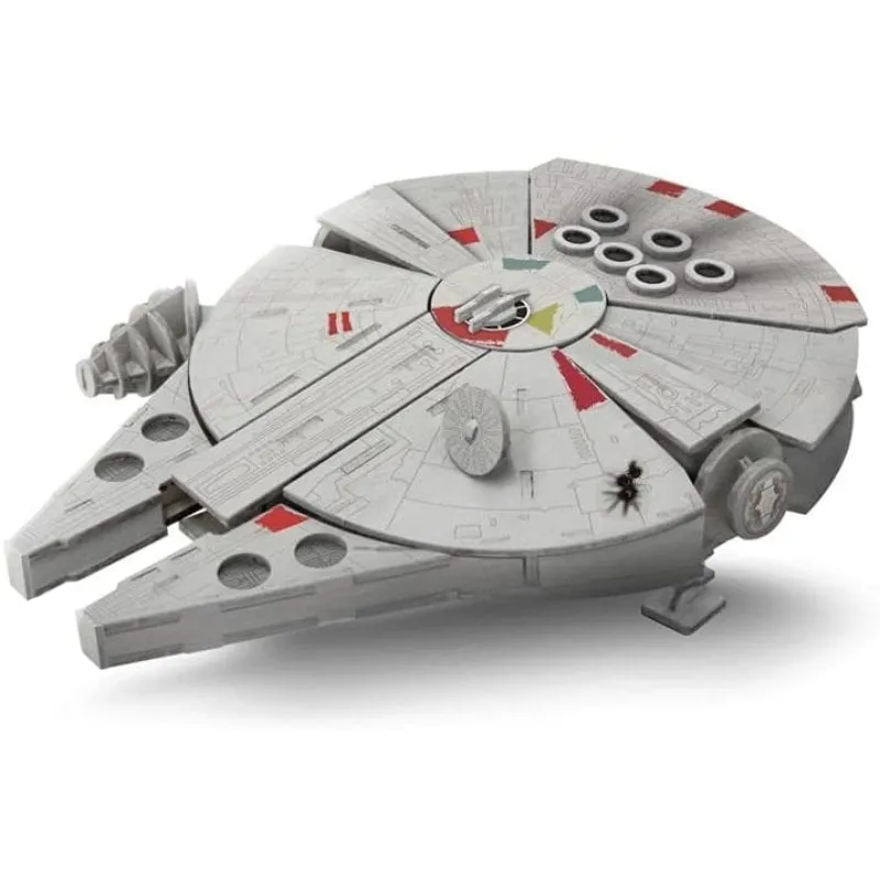 Modello Legno Star Wars Millennium Falcon da Dipingere con Accessori