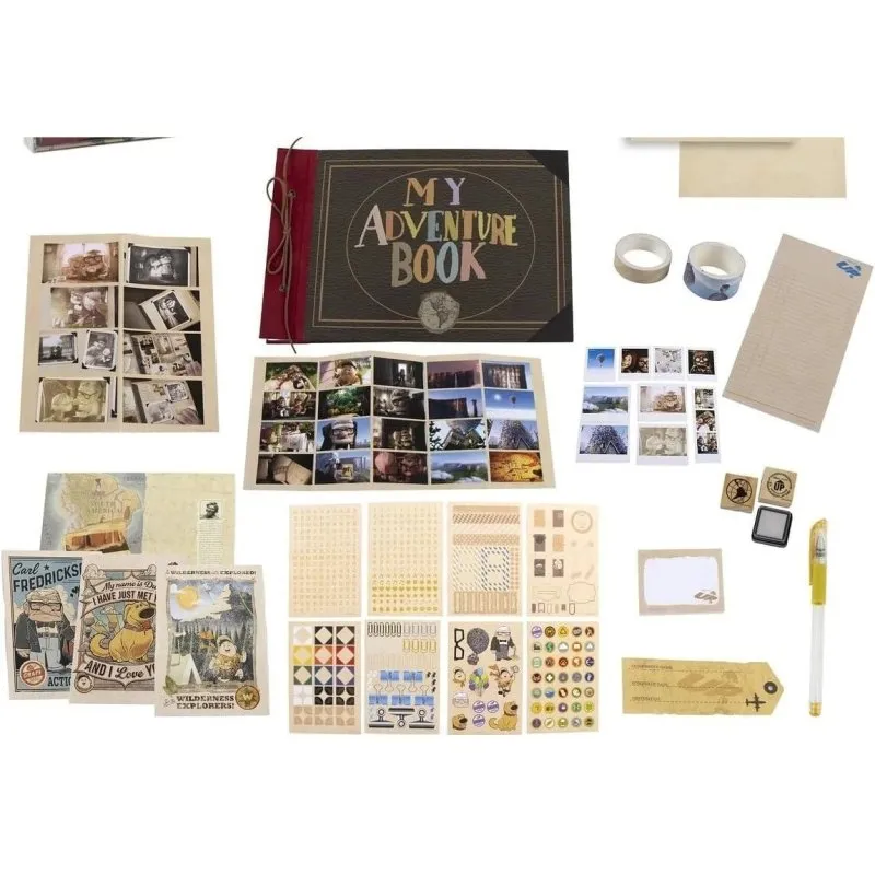 Set di Cartoleria Pixar Up Libro delle Avventure Scrapbook Creativo
