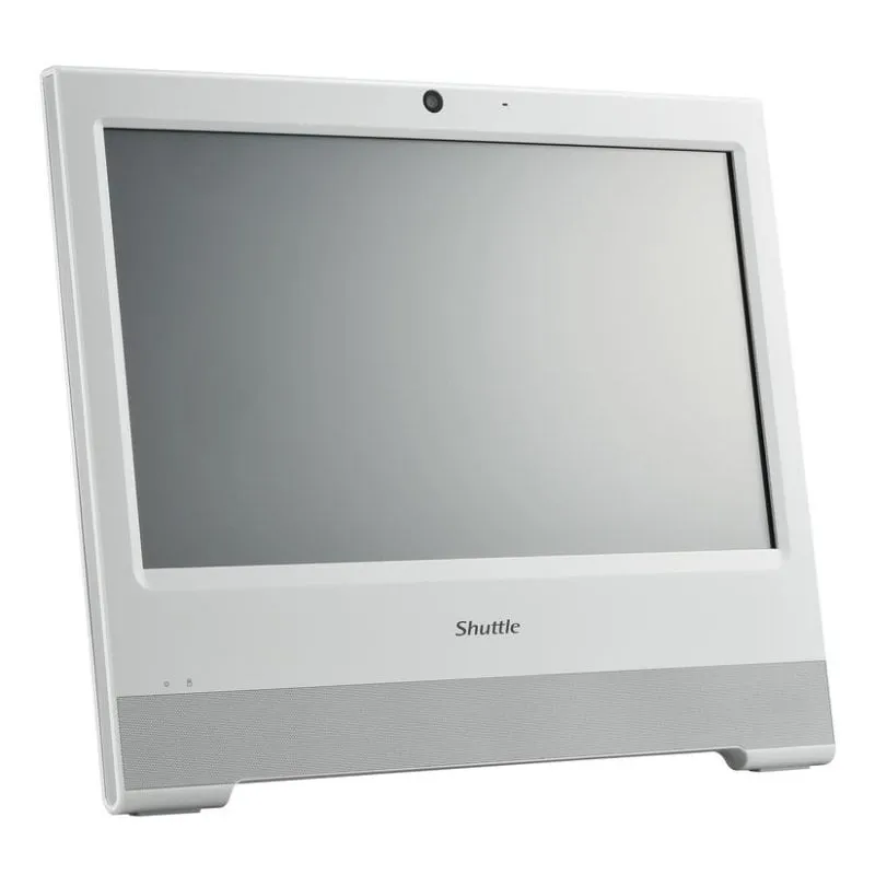Barebone Shuttle X50N Intel N150 4 core 15,6" touch bianco