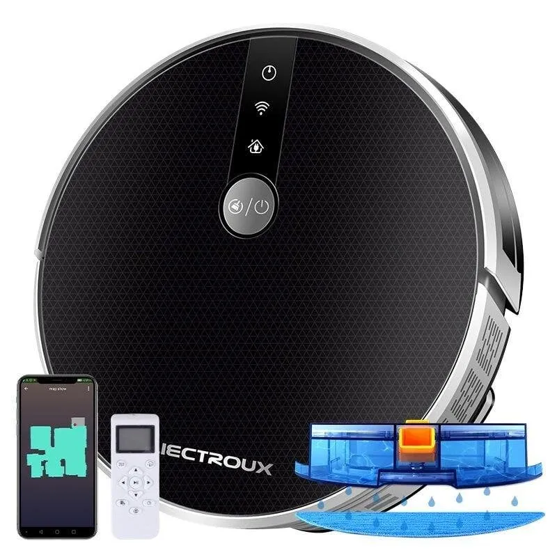 Robot Aspirapolvere e Lavapavimenti Liectroux C30B Navigazione 2D 6.000 Pa Controllo APP Wi-Fi