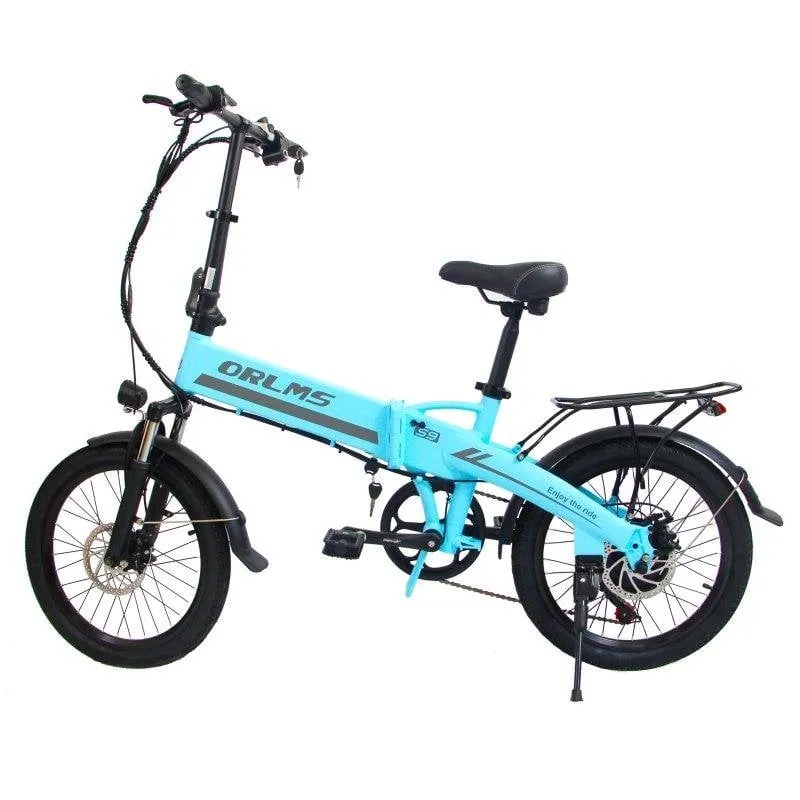 Bicicletta elettrica Orlms S9f 500W 48V 20" Shimano 7 velocità