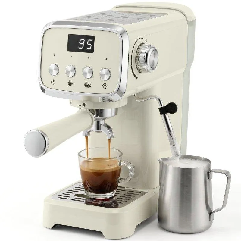 Macchina da caffè espresso semiautomatica Rolipo 1350W 20 bar 1,2 L con vaporizzatore