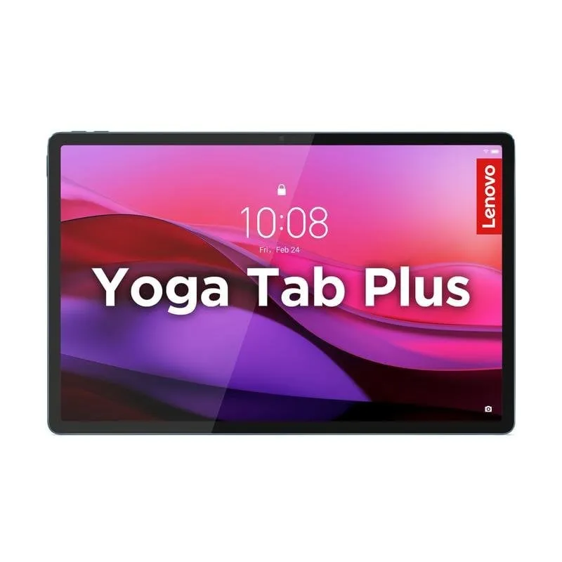 Tablet Lenovo Yoga Tab Plus WiFi 12,7" Verde azzurro 16GB 256GB con Tastiera e Penna Stylus, batteria duratura