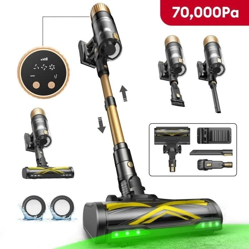 Aspirapolvere senza Fili Ultenic Ul15p 70000Pa 65 min Filtrazione 6 Fasi