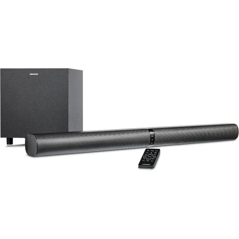 Barra Audio Medion Md45001 2.1 120W Bluetooth 5.3 HDMI ARC CEC Subwoofer