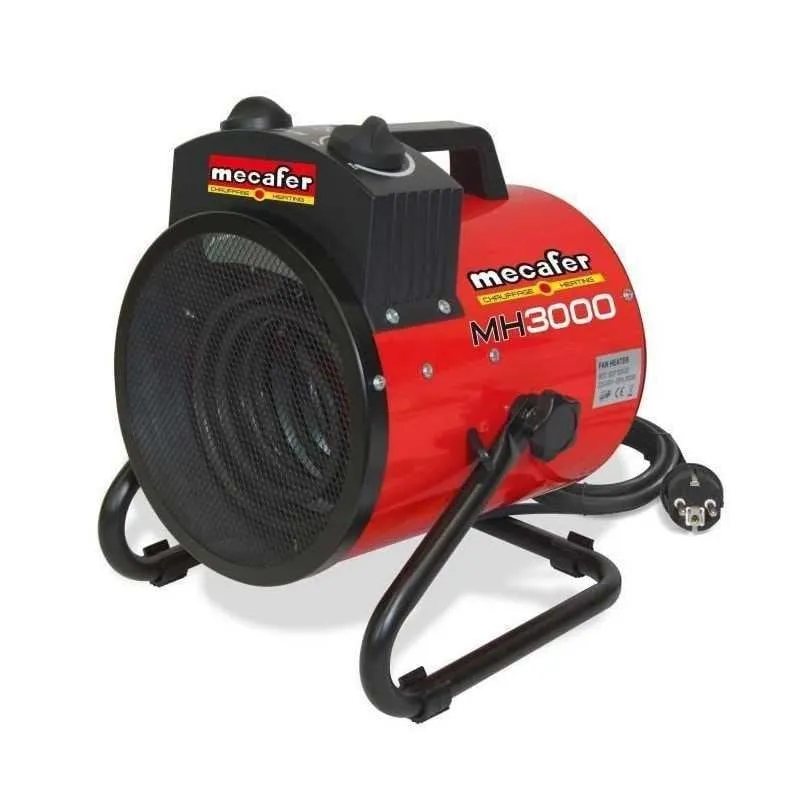 Riscaldatore Termoventilatore Mecafer MH3000 3000W IP24 Termostato