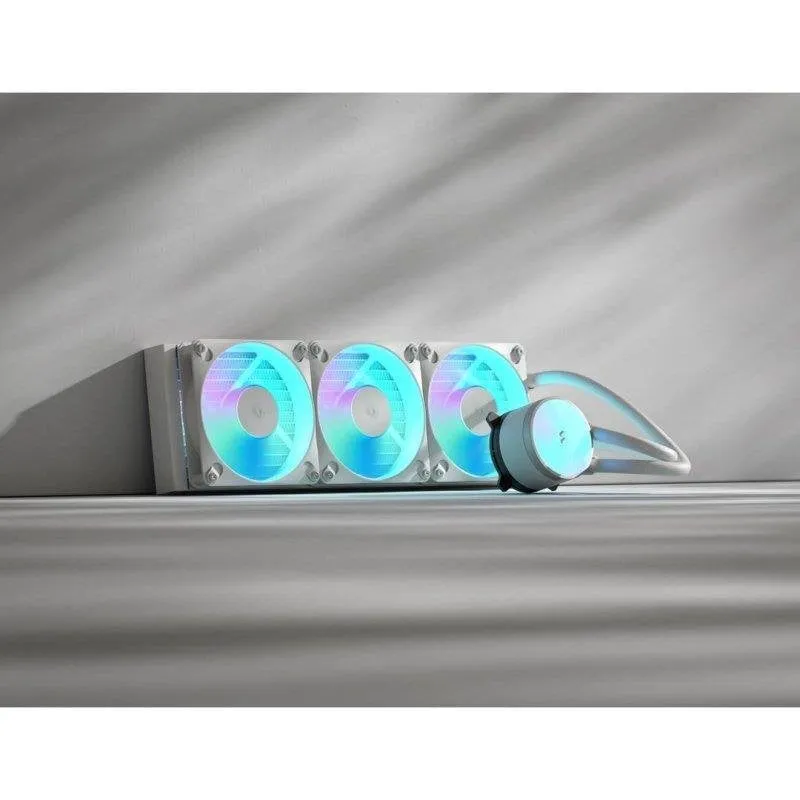 Raffreddamento Liquido Fractal Radius 360 RGB 394mm 3 Ventole Bianco