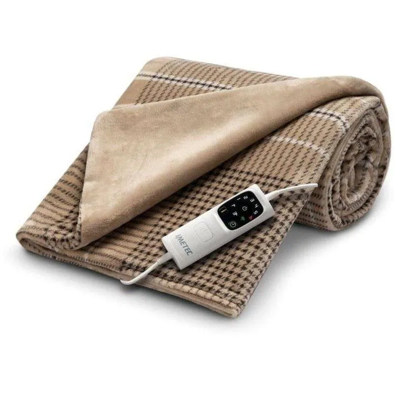 Coperta elettrica Imetec 16936 beige velluto 180x140 cm 150 W 6 livelli calore