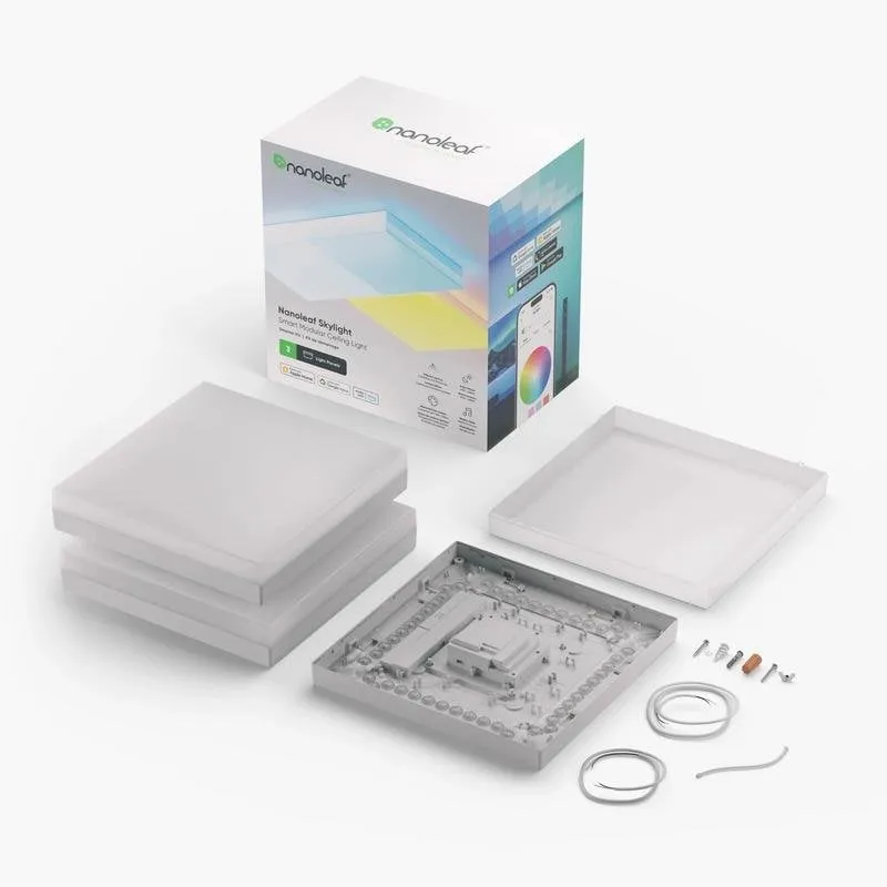 Plafoniera intelligente Nanoleaf Skylight RGB Bianco 2700-6500K Wi-Fi