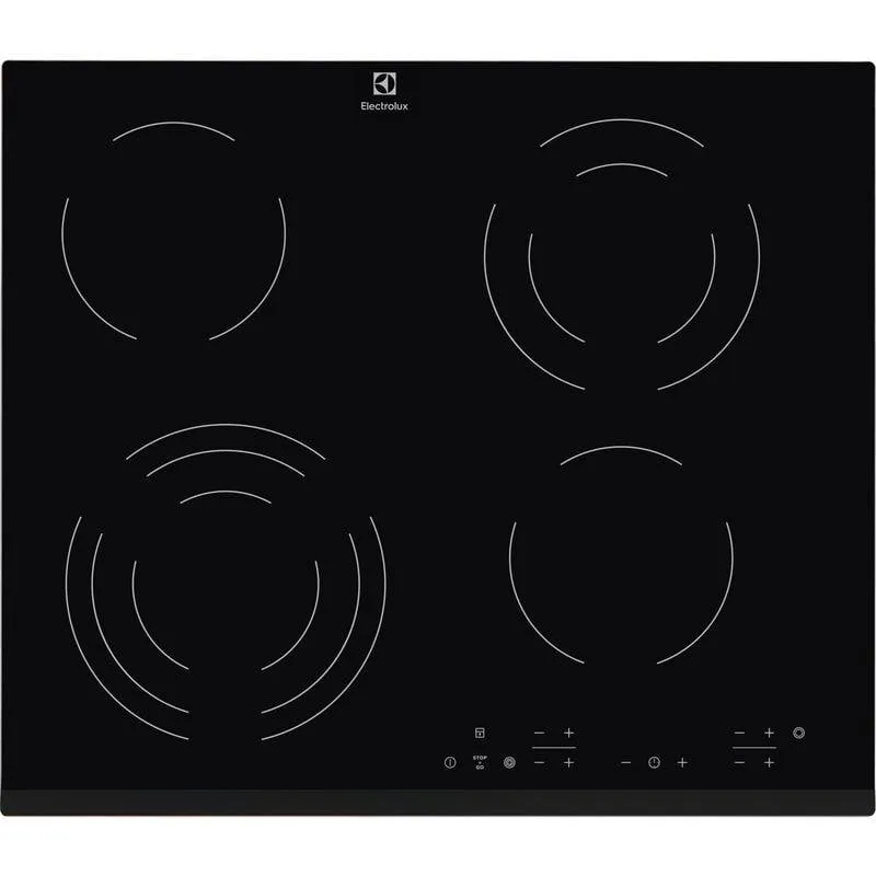 Piastra vetroceramica Electrolux EHF6343FOK 60 cm 4 zonee tattili