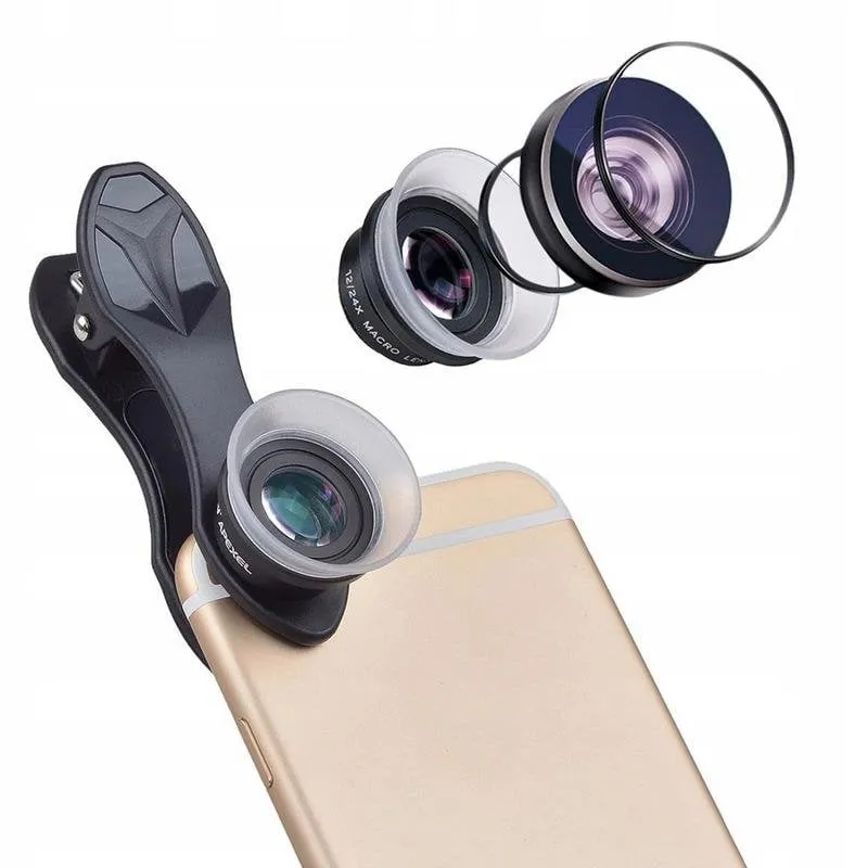 Obiettivo macro Apexel APL-24XMH 12x/24x con clip montaggio