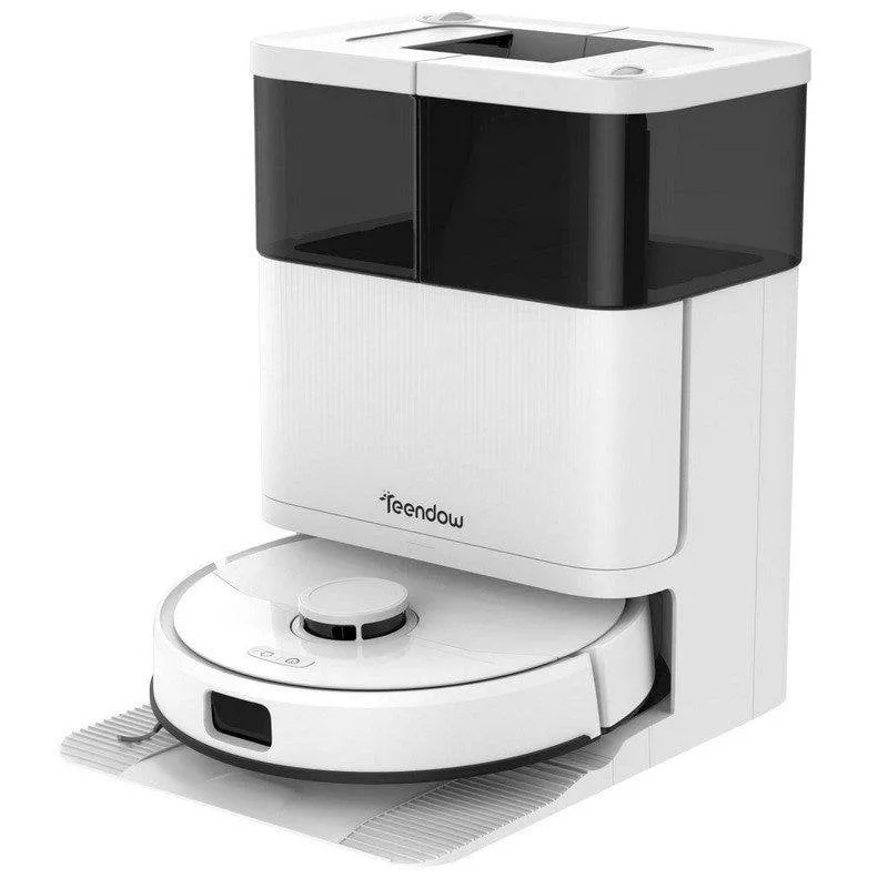 Robot Aspirapolvere e Lavapavimenti Teendow D63s Ultra Autosvuotamento Navigazione Intelligente 10000 Pa