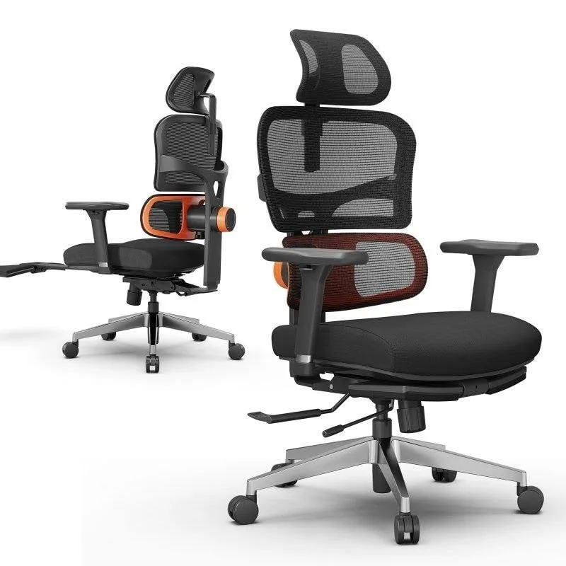 Sedia da ufficio Newtral NT002 supporto lombare adattivo poggiapiedi braccioli 4D