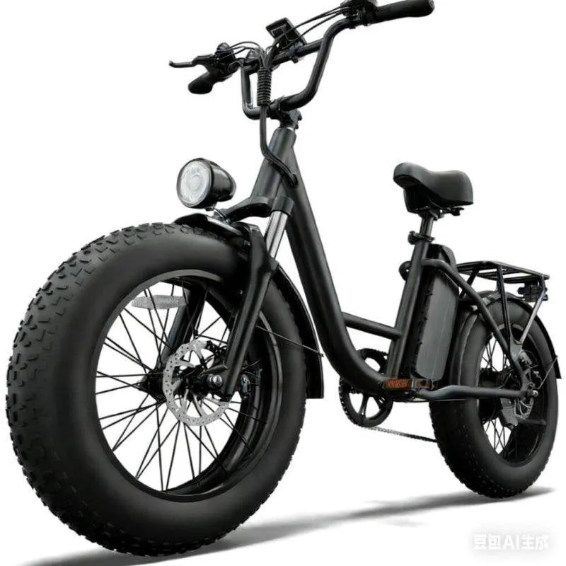 Bicicletta elettrica URLIFE E20 Pro 48V 15,6Ah ruote 20 x 4,0 pollici nera