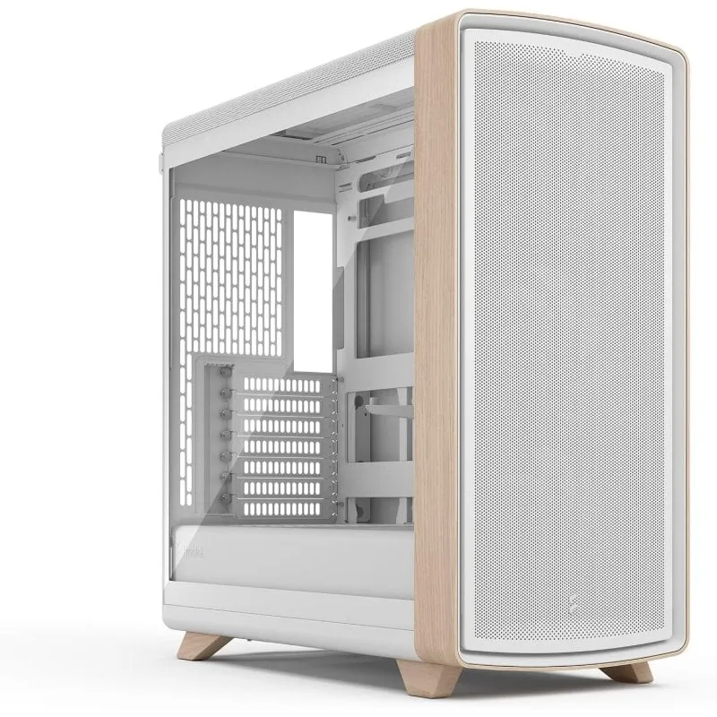 Case PC Fractal Design Summit Chalk White TG Clear Tint