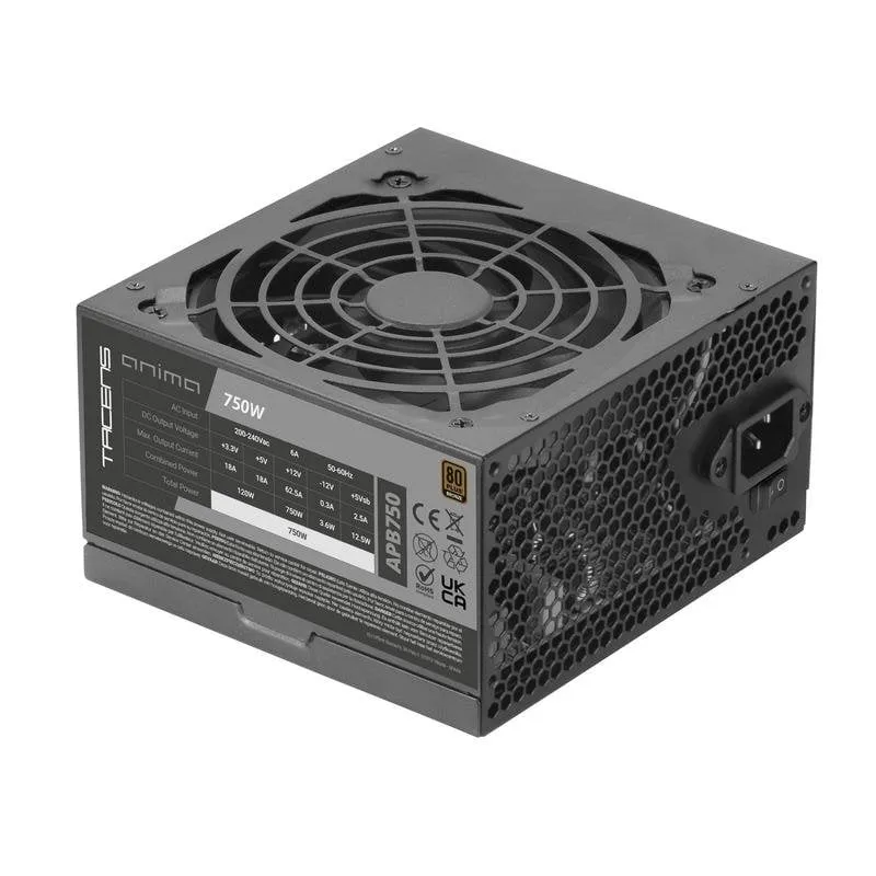 Alimentatore Tacens Anima APB750 750W Certificazione 80 PLUS Bronze full black