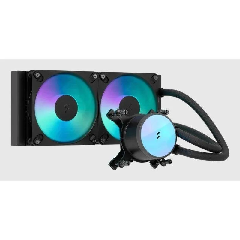 Raffreddamento Liquido Fractal Radius 240 RGB 240mm 2 Ventole Nero