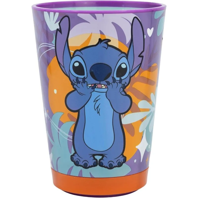 Bicchiere Stitch Disney Aloha Antirovesciamento 470 ml Smart Grip