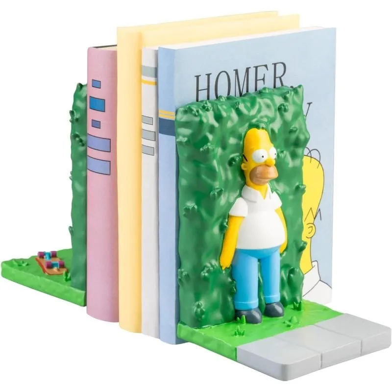 Fermalibri 3D Homer nel Cespuglio I Simpson 16 cm