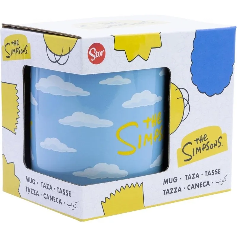 Tazza Ceramica Los Simpsons Cielo 325 ml Design Serie