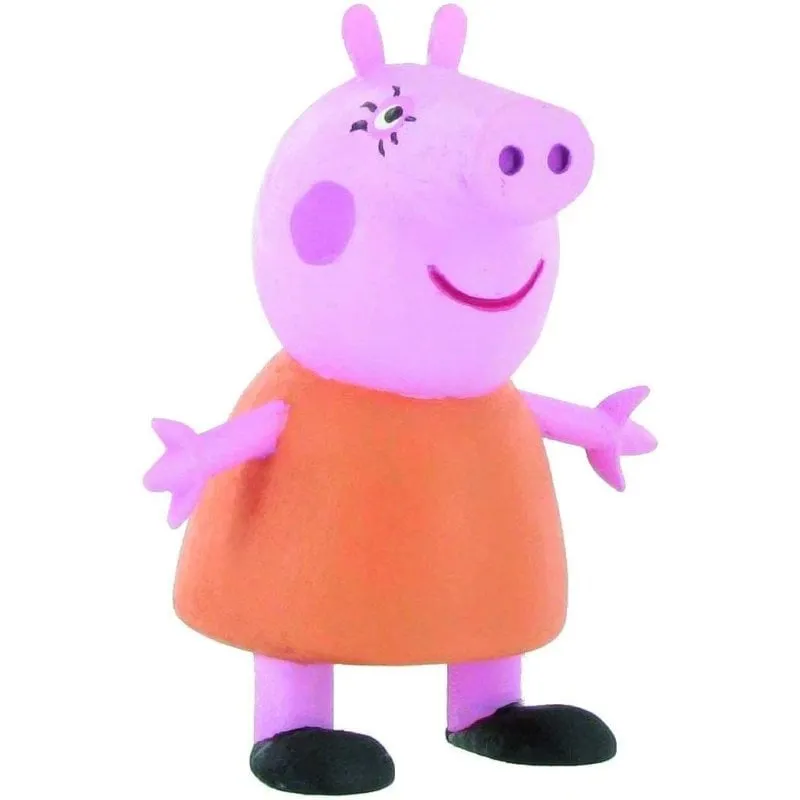 Figura Mamma Peppa Pig 7 cm Collezione Mundo Series