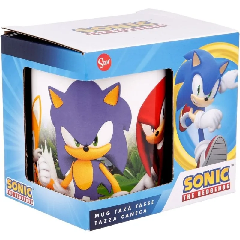 Tazza Ceramica Sonic Il Riccio 325 ml Personaggi Iconici