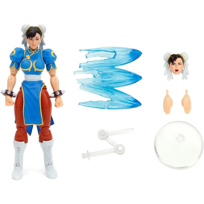 Figura Jada Chun-Li Ultra Street Fighter II Articolata 15 cm Effetti