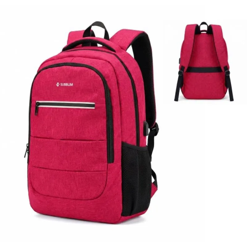 Zaino Subblim City Plus 16" 26L Rosso