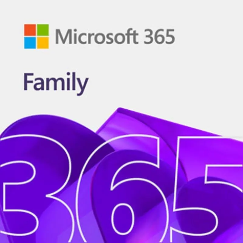 Suite Office Microsoft Office 365 Family 1 licenza download