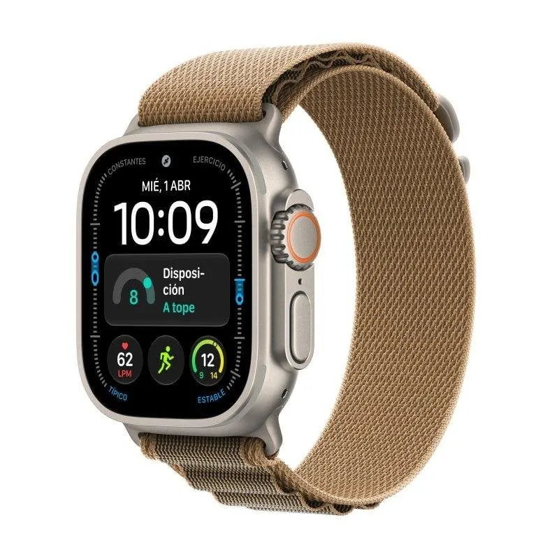 Apple Watch Ultra 4 GPS + Cellular 49mm Titanio Naturale con Cinturino Loop Alpine S