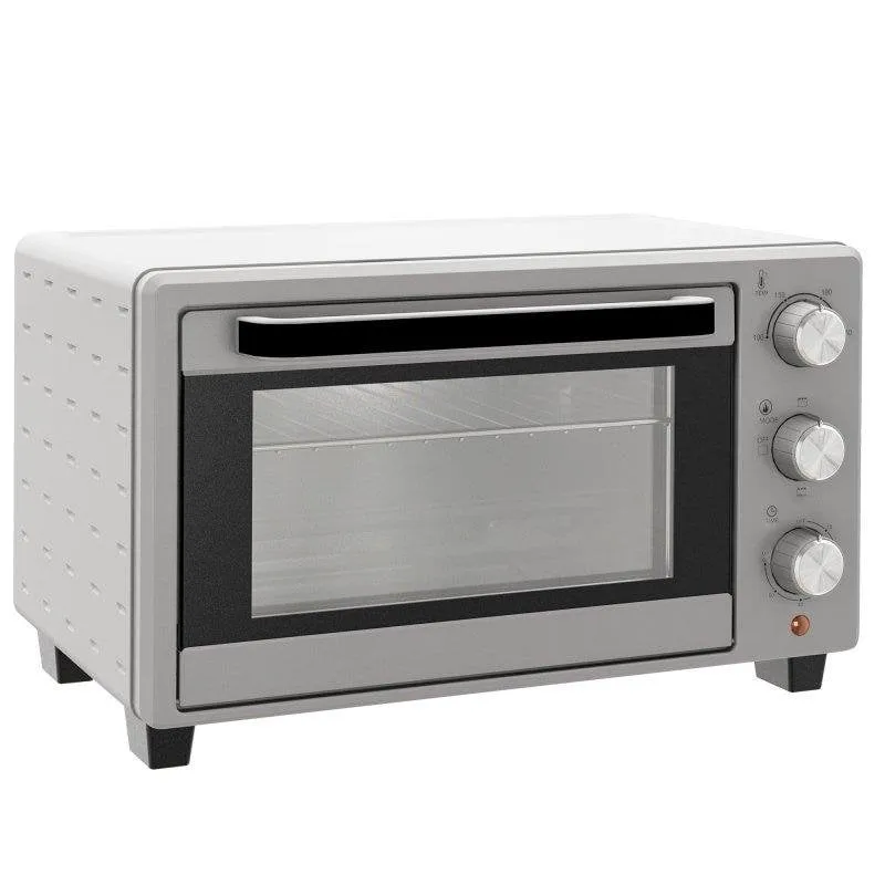 Fornetto Elettrico Blossom 21L 1400W 100-230°C 3 Funzioni Timer Inox Argento