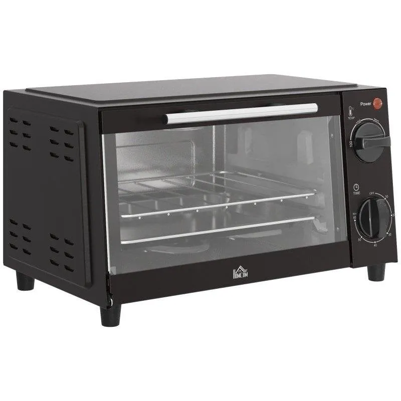 Fornetto Elettrico Blossom 9L 750W Timer 230°C Acciaio Nero