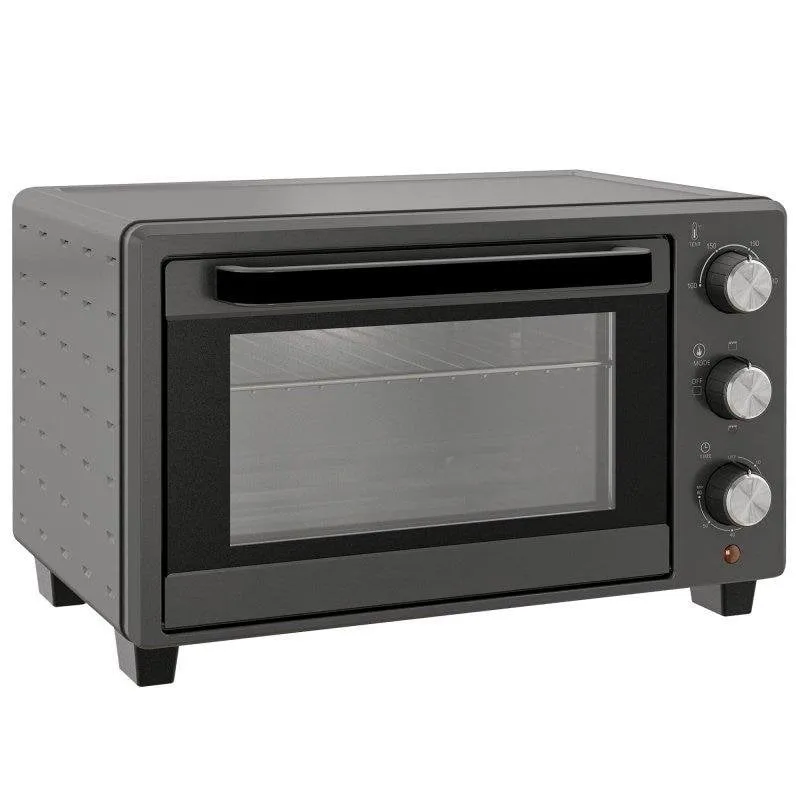 Fornetto Elettrico Blossom 21L 1400W 100-230°C Timer 60min Griglia Grigio