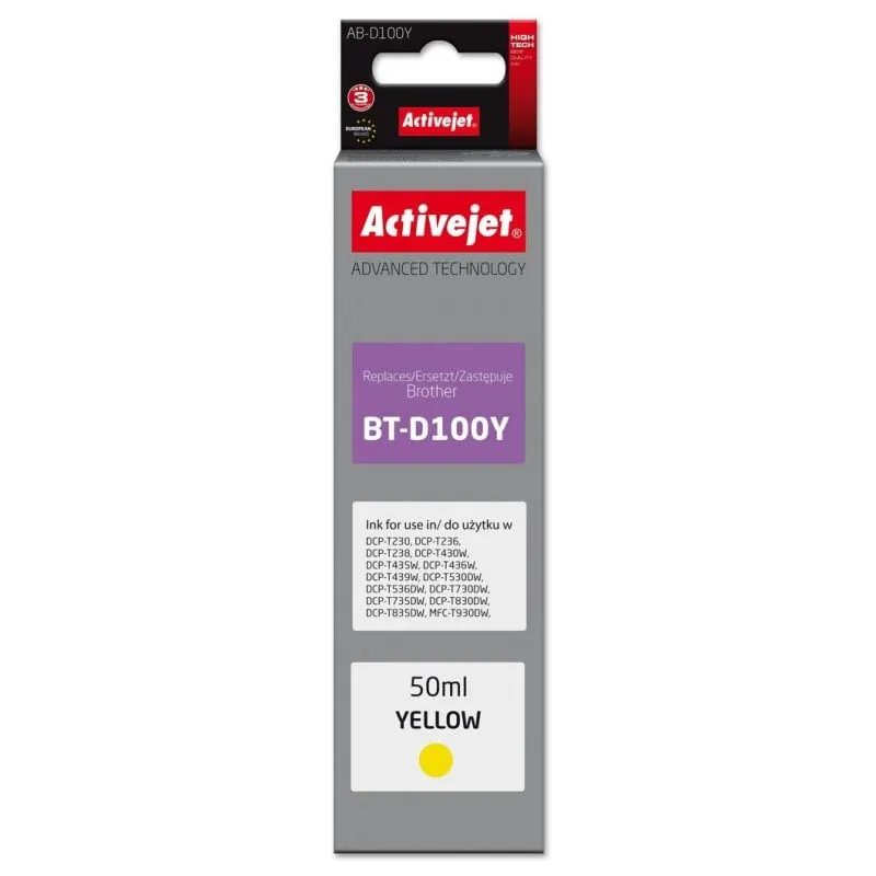 Cartuccia d'inchiostro Activejet AB-D100Y XL Giallo