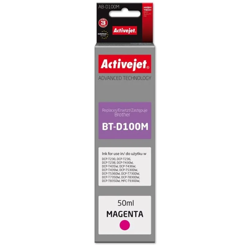 Cartuccia dinchiostro Activejet AB-D100M Magenta XL