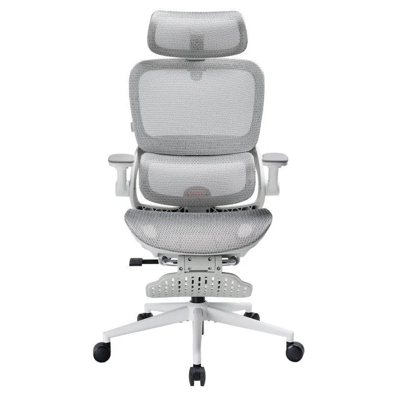Sedia ergonomica Sihoo B100 Pro bianca supporto lombare poggiapiedi