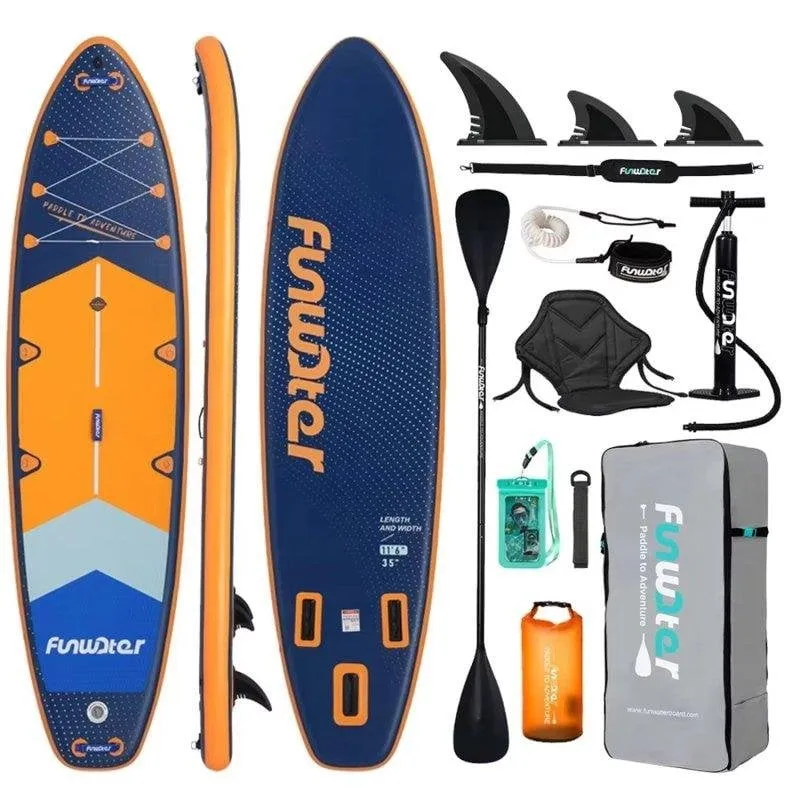 Piano SUP Funwater SUPFW43B Ultra stabile 350x89x15 cm