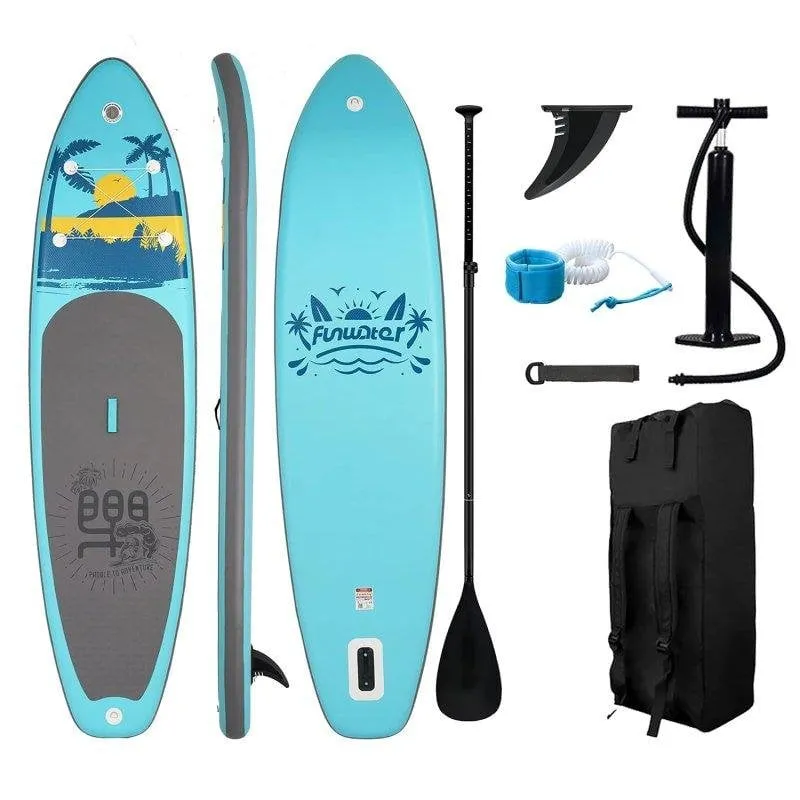 SUP Funwater SUPFW27A Gonfiabile Stabile Design Tropicale