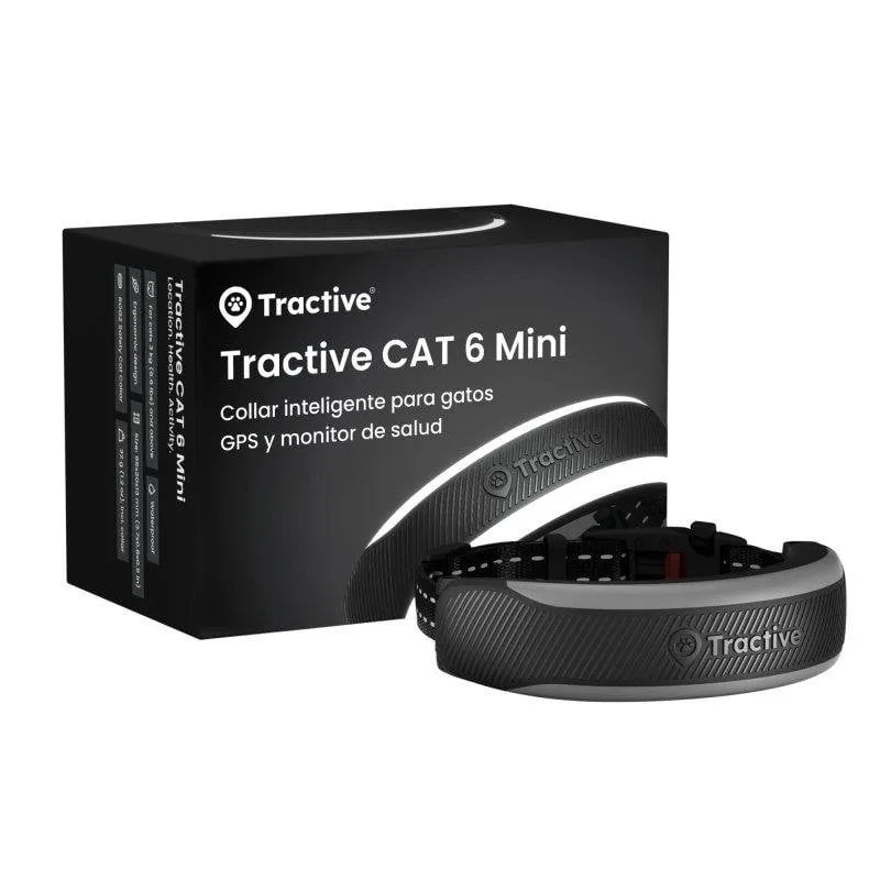 Localizzatore Gatto Cat 7 Nero Tractive GPS + Attivita