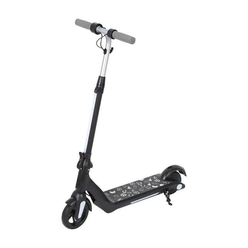 Monopattino elettrico TENBOOM F601 88W Freni doppi Autonomia 8km LED colorate Pieghevole
