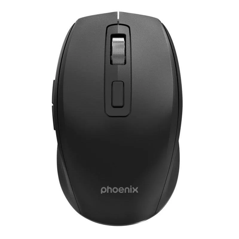 Ratón Phoenix M120 Wireless 2.4 GHz 1600 DPI Click Silenziosi Nero