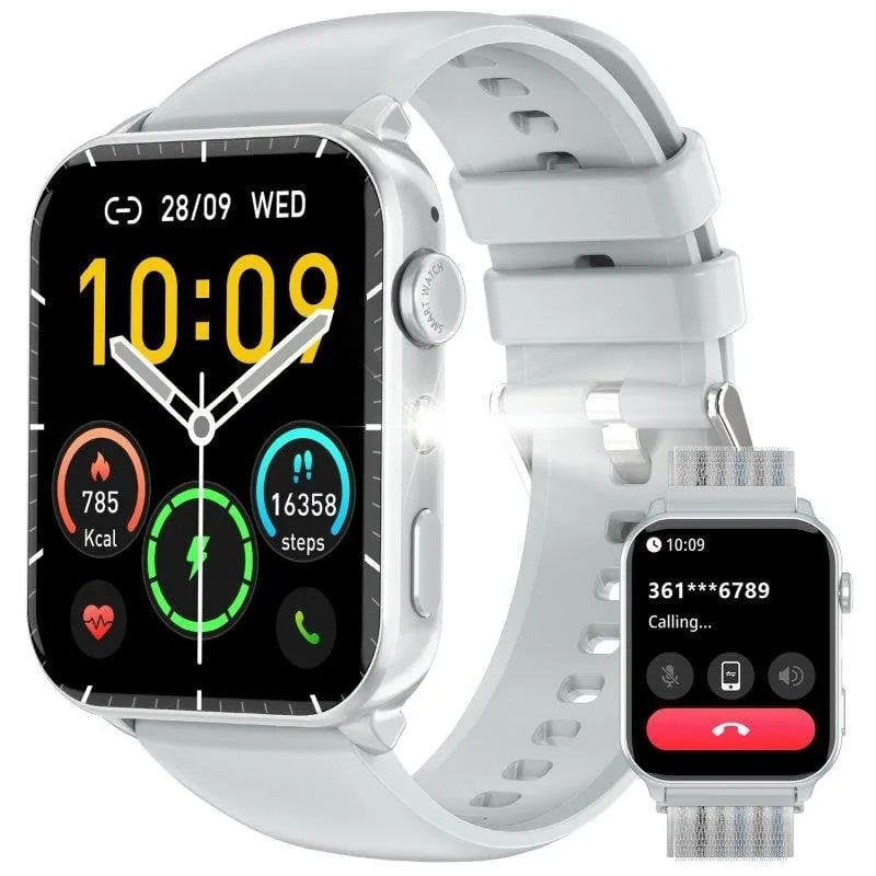 Blackview R30max Bluetooth 1,91'' Argento Cinturino Silicone S/M