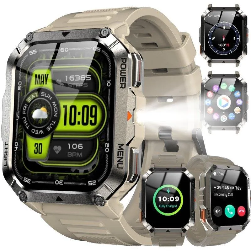 Blackview W70pro Bluetooth 1,8mm Khaki S/M Smartwatch Outdoor Resistente