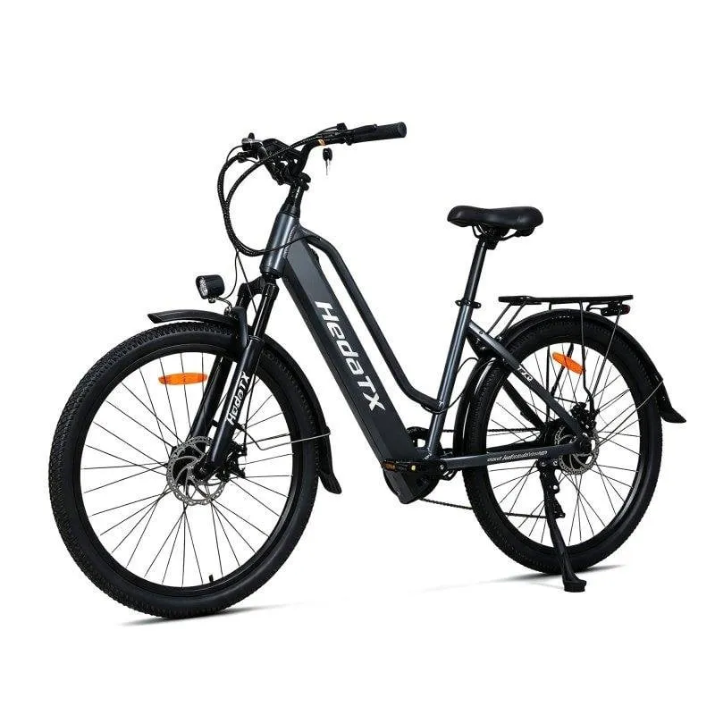 Bicicletta Elettrica Urbana Hedatx TX2 Gris 48V 16Ah 26 Pouces