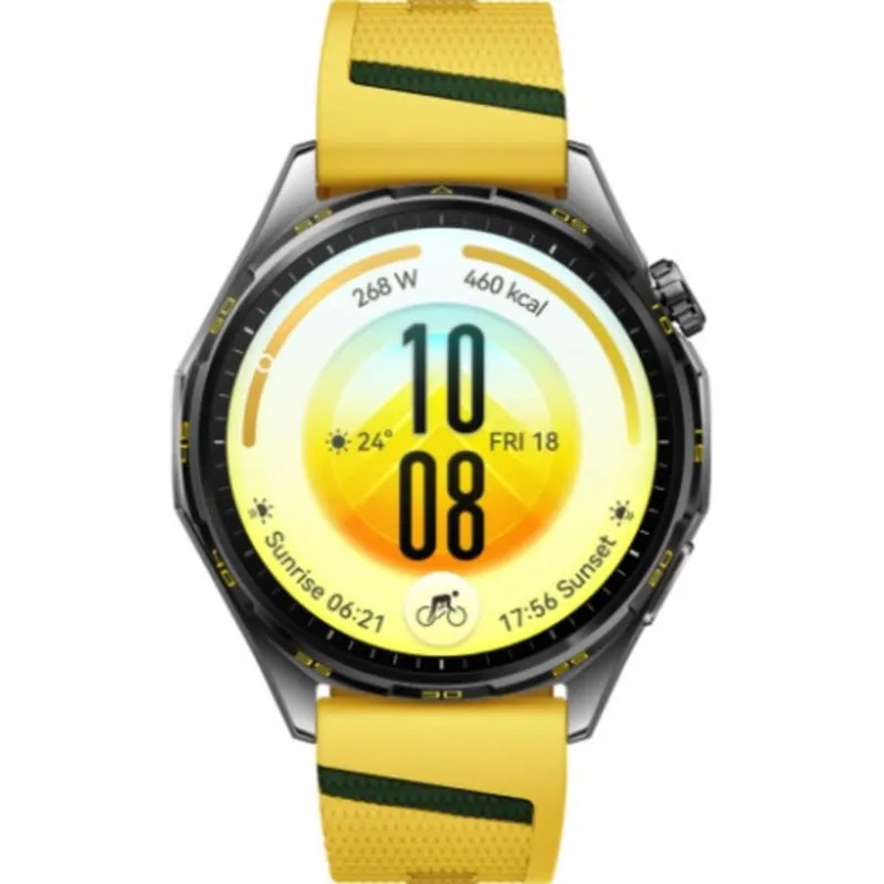 Huawei WATCH GT 7 Bluetooth GPS NFC 46mm Giallo Fluoroelastomero Taglia Unica