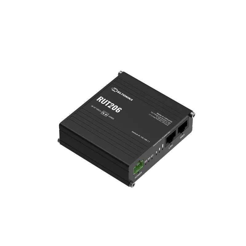 Router Teltonika RUT206 4G WiFi 4 300 Mbps Ethernet PoE Industriale