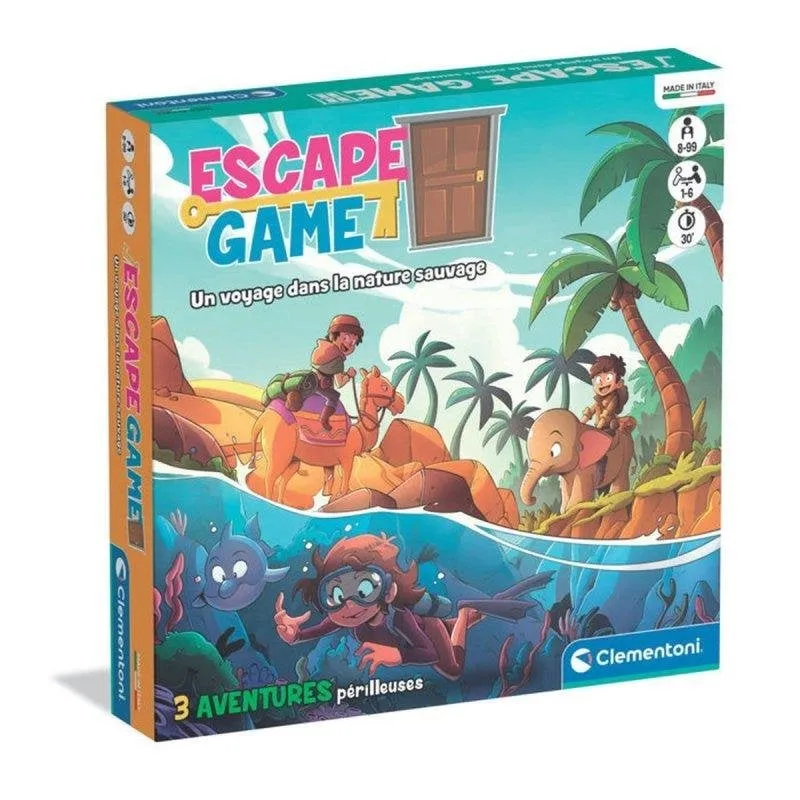 Gioco Clementoni Escape Game Viaggio Natura Selvaggia 8+