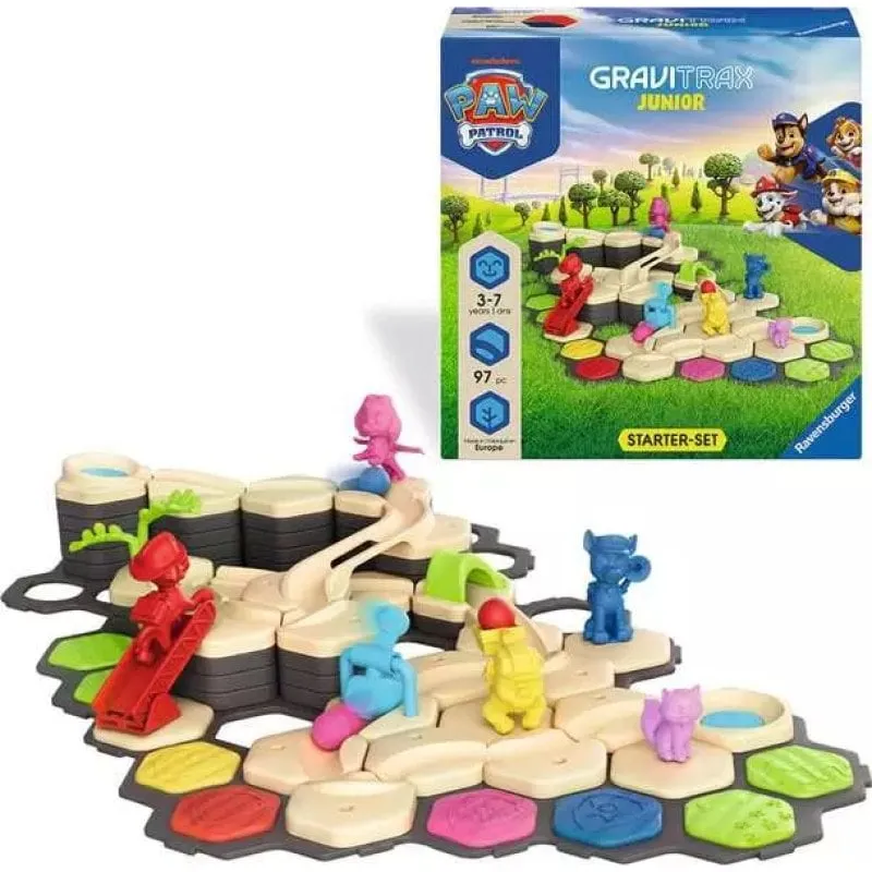 Ravensburger Gravitrax Junior Patrulla Canina Set Inicial L 97 pezzi