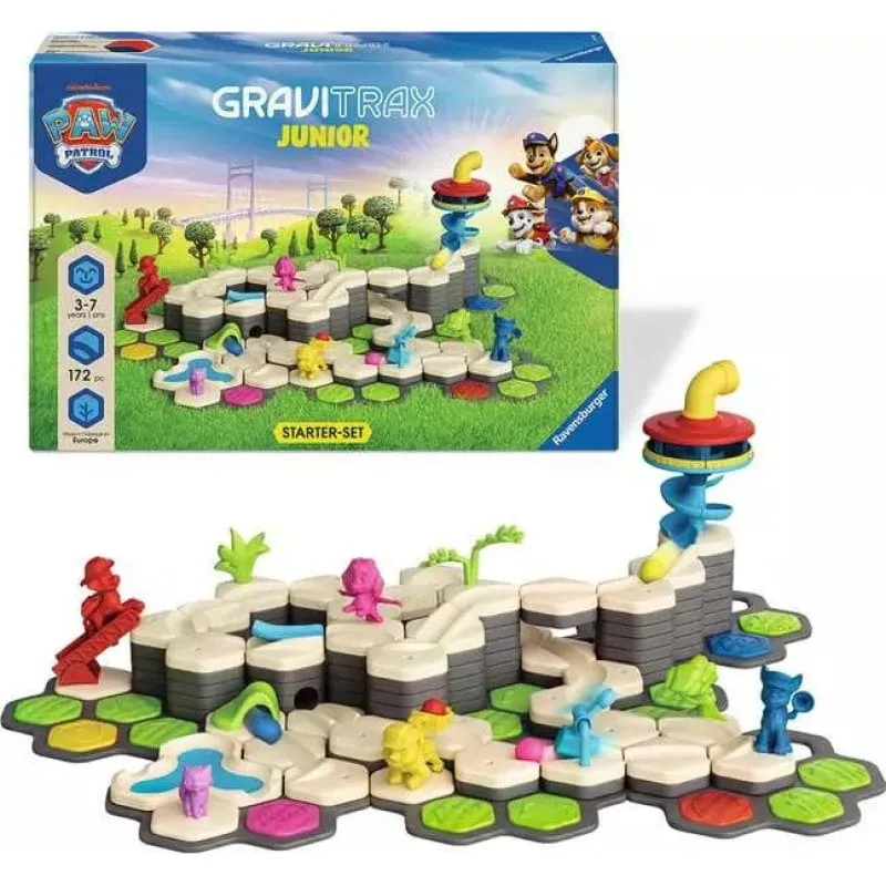 Ravensburger Gravitrax Junior Xxl Starter Set Pat Patrouille 170 pezzi