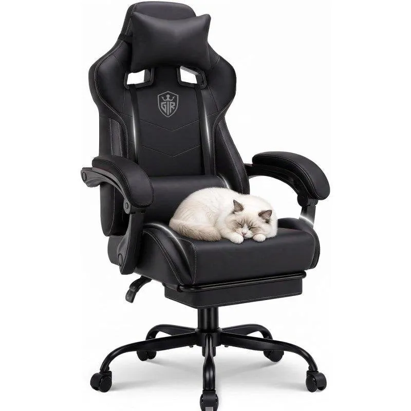 Sedia GTPLAYER Gaming Ergonomica con Poggiapiedi Integrato